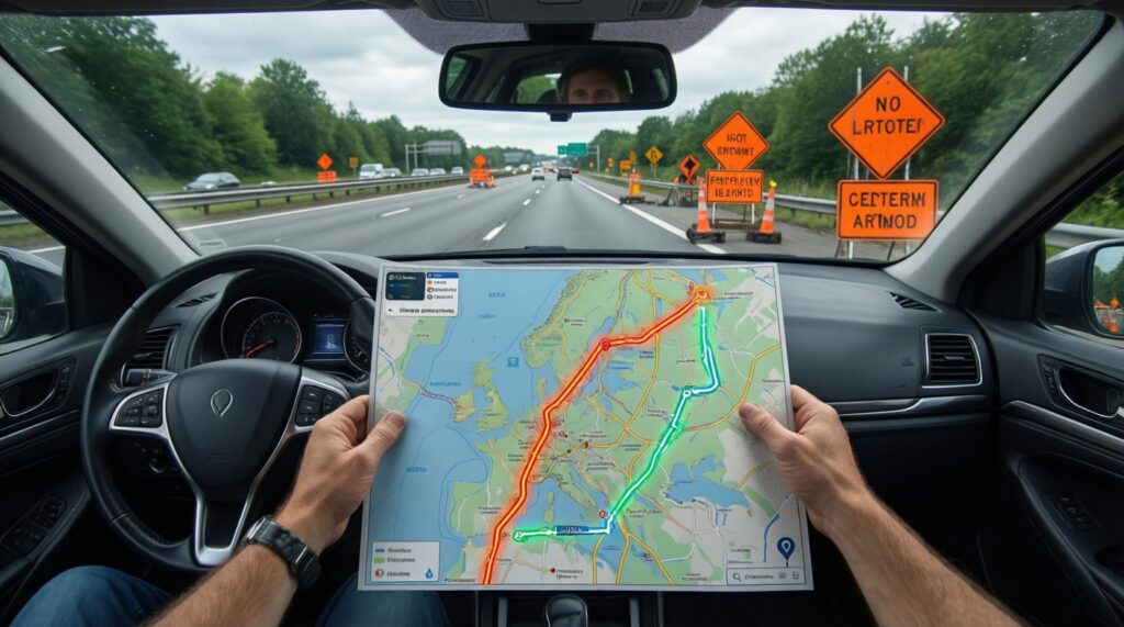 Дороги и транспорт: ремонты, перекрытия, новые маршруты и советы водителям - иллюстрация